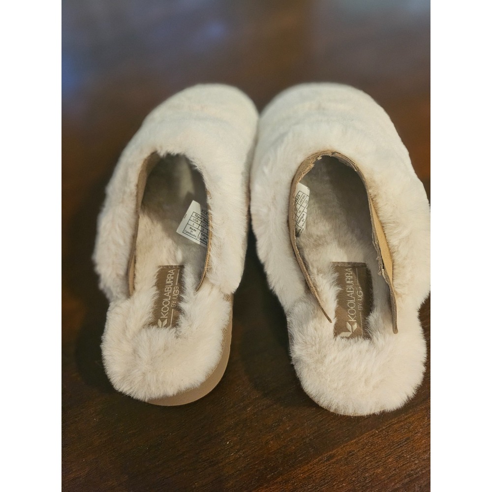 Koolaburra by UGG Pomi Slippers, Beige, US 5 New In Box - Picture 7 of 8